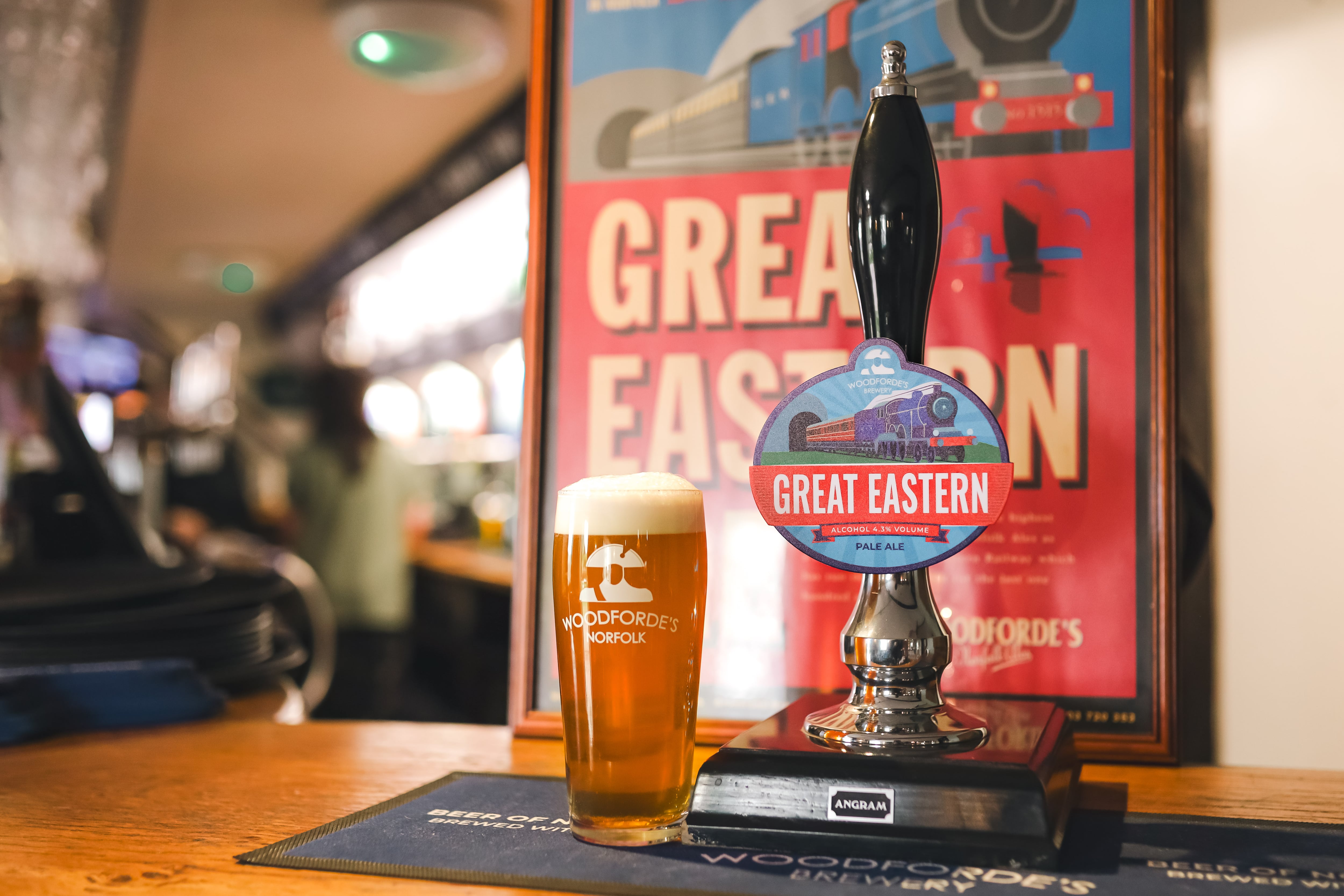 Woodforde's Great Eastern Pale Ale 4.3% ABV seasonal cask beer