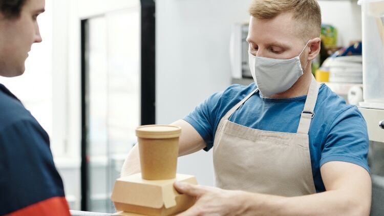 How can pub kitchens operate with social distancing?