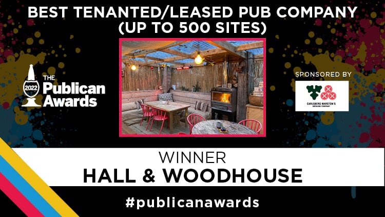 Best Tenanted/Leased Pub Company (up to 500 sites) sponsored by Carlsberg Marston's Brewing Company - Hall & Woodhouse