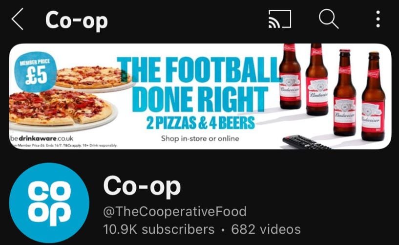 Co-op slammed by pubs for Euros ads