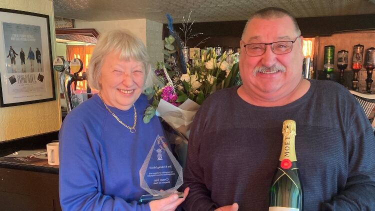 Couple plan to travel the UK after 27 years at the bar