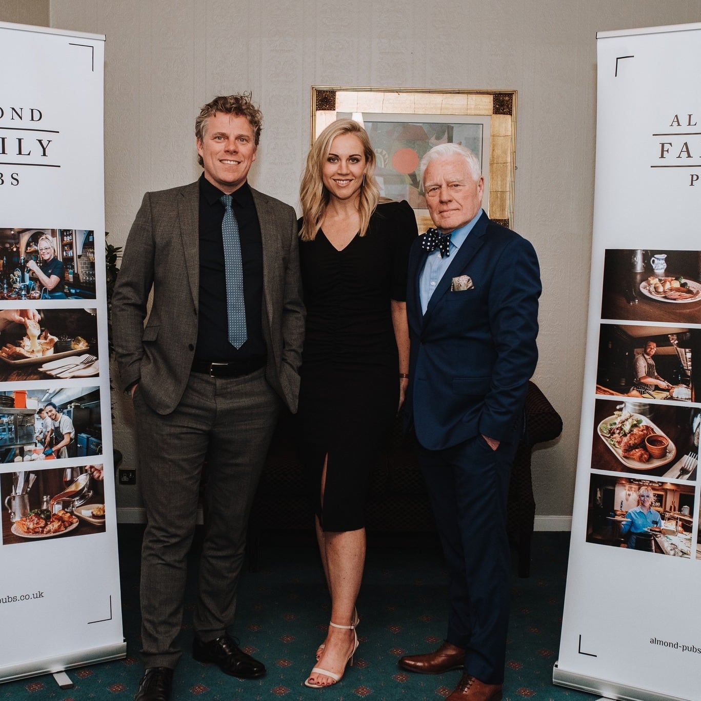 Almond Family Pubs - James Almond, Vicki Williams and Doug Almond