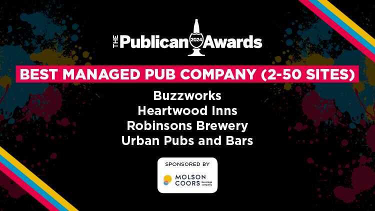 Find out about the Best Managed Pub Company 2-50 sites finalists, sponsored by Molson Coors Beverage Company