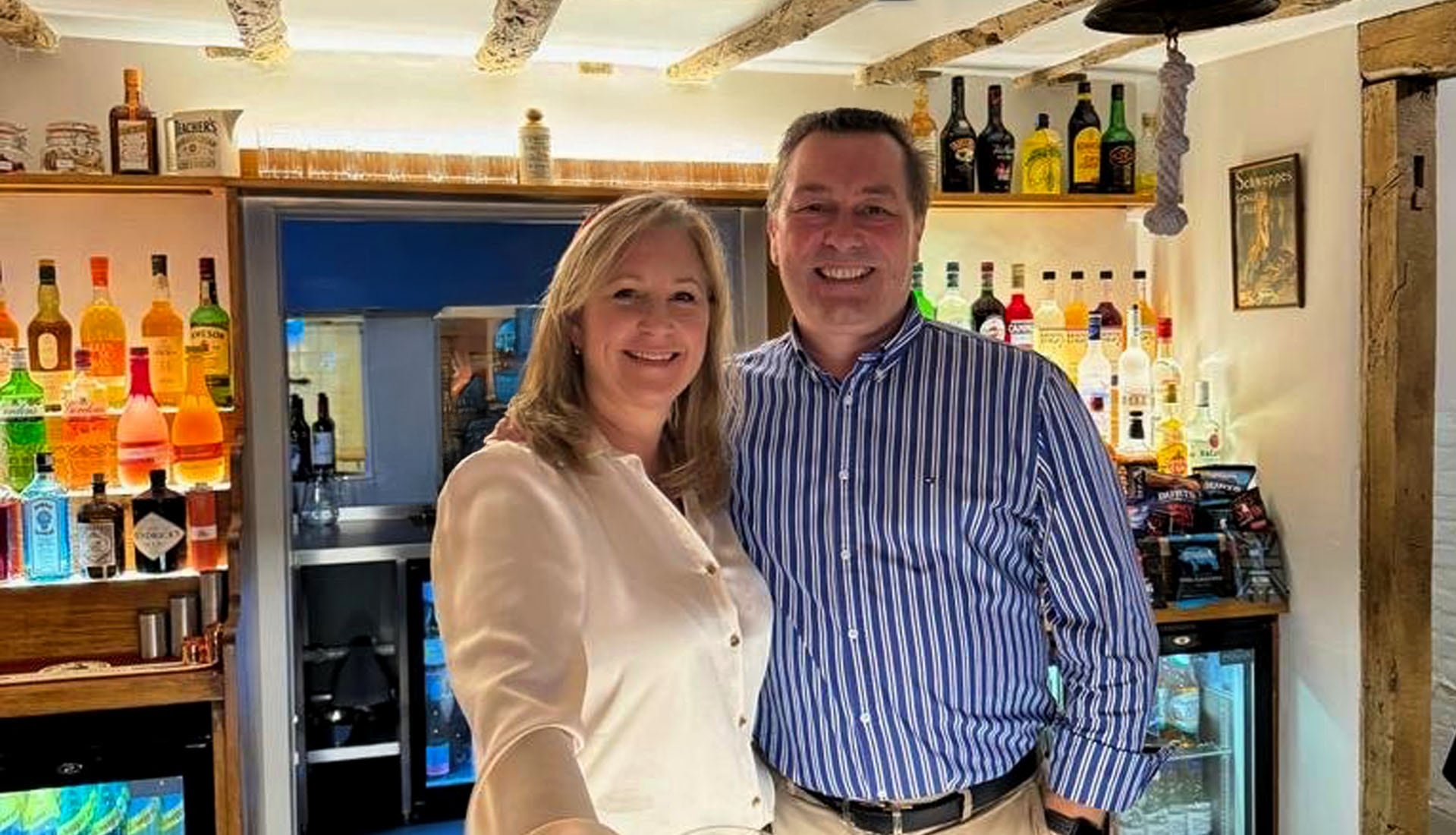 Tanith and Clive Cummings of the Milbury at Beauworth