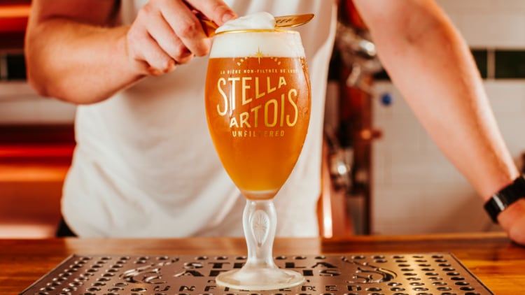 BBG launches Stella Artois Unfiltered to on-trade