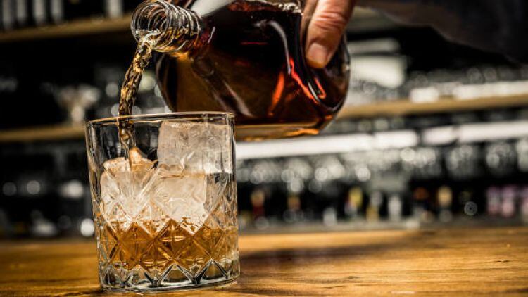 Whisky sales decrease by 43.5% compared with 2019