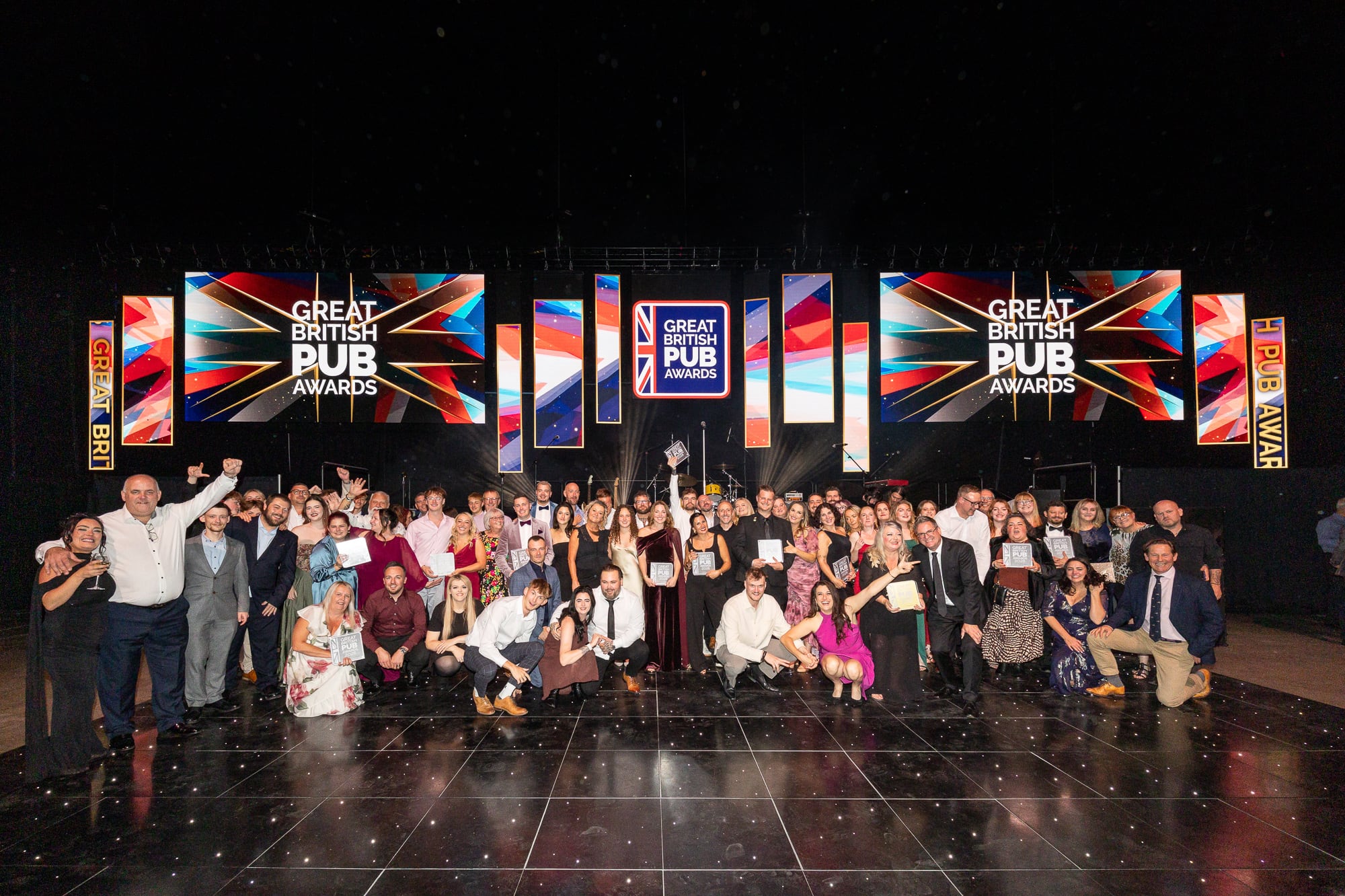 Winners assembled: all the Great British Pub Awards category winners came together to create a great memory of 2026