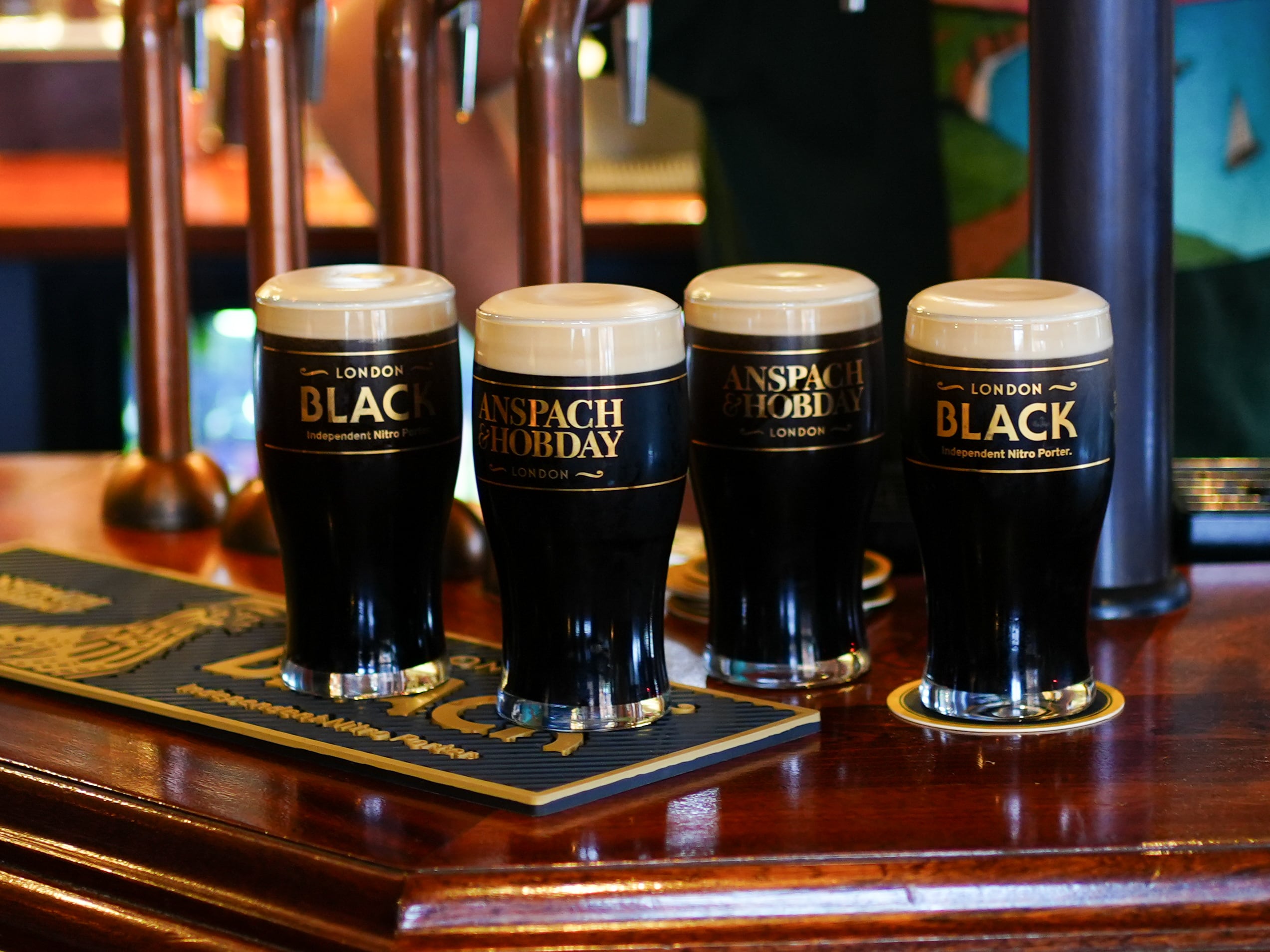 London Black nitro porter from Anspach & Hobday has gone gluten-free