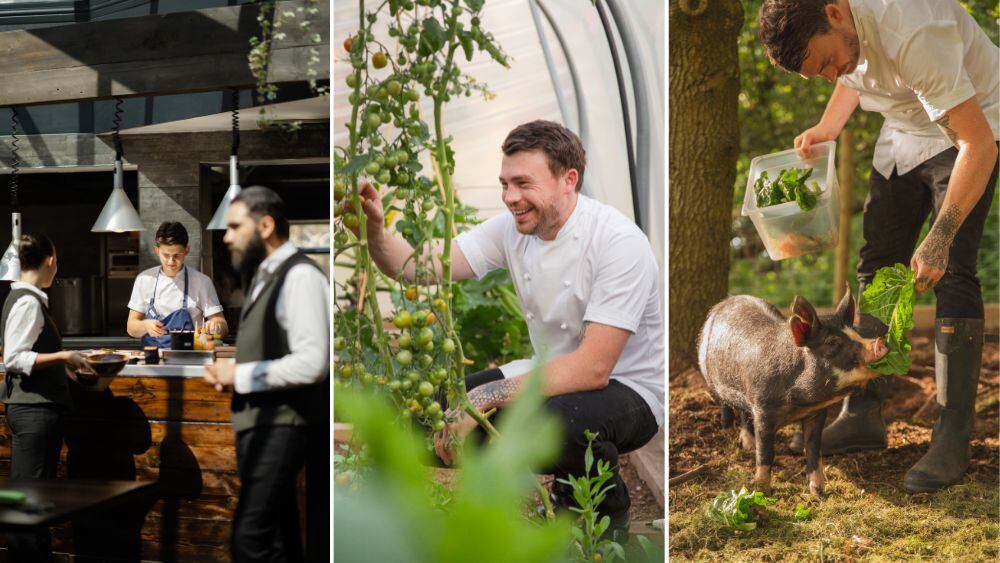 The Two Pigs, Barton-under-Needwood, Liam Dillon, centre and right