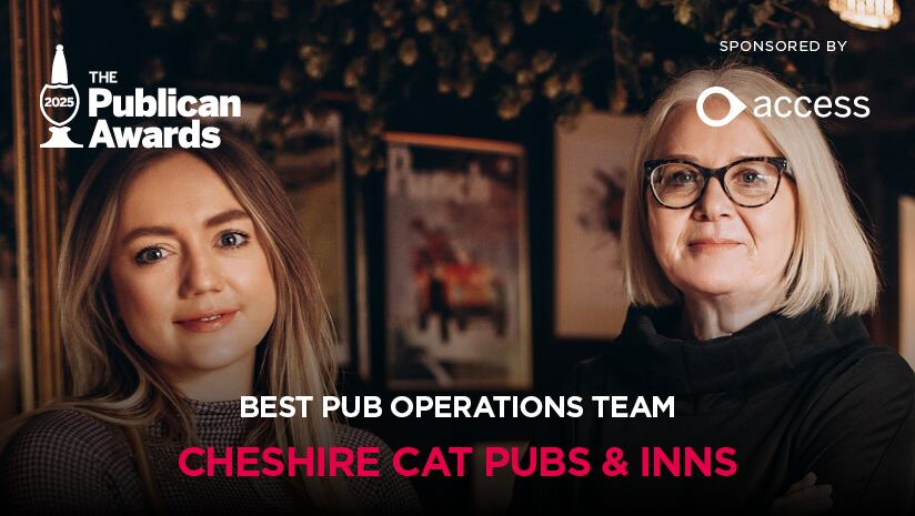 Publican Awards 2025 Best Pub Operations Team winner, sponsored by Access: Cheshire Cat Pubs & Inns