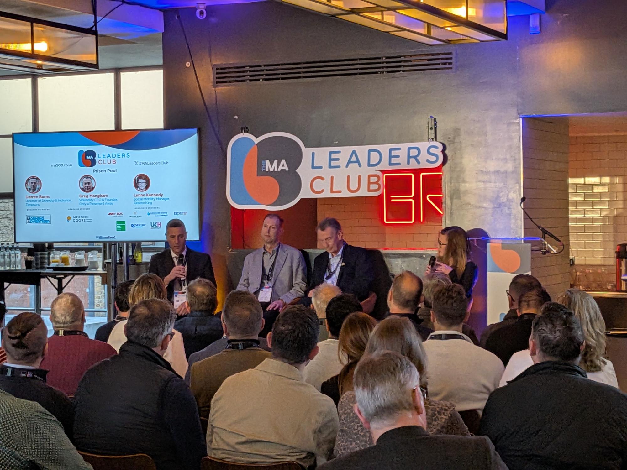 Amazing opportunities: Experts encourage firms to recruit prison leavers (Pictured (L-R): Darren Burns, Graham Briggs, Greg Mangham, Nikkie Thatcher)