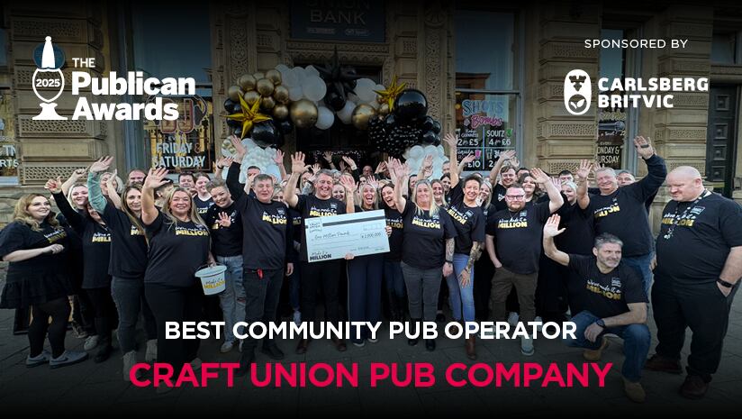 Craft Union Pub Company wins Best Community Pub Operator at 2025 Publican Awards