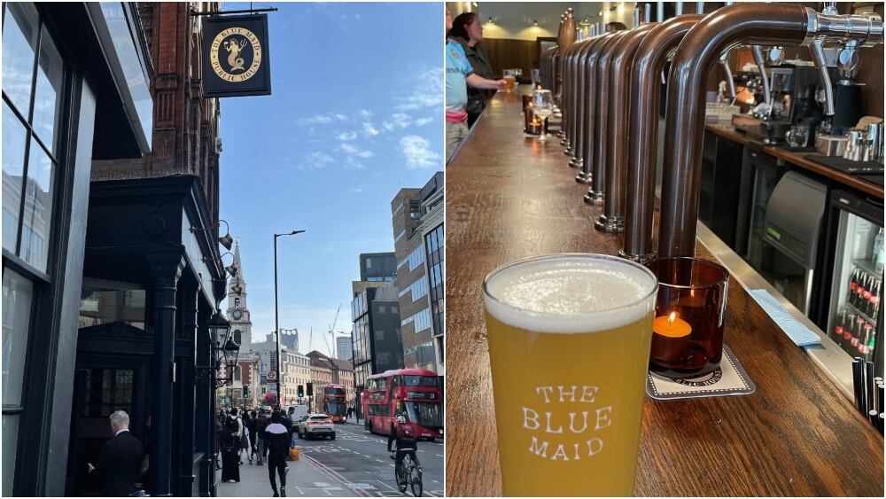 Blue Maid pub Borough High Street