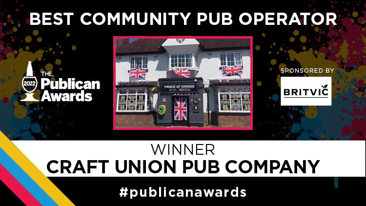 Best Community Pub Operator sponsored by Britvic – Craft Union Pub Company