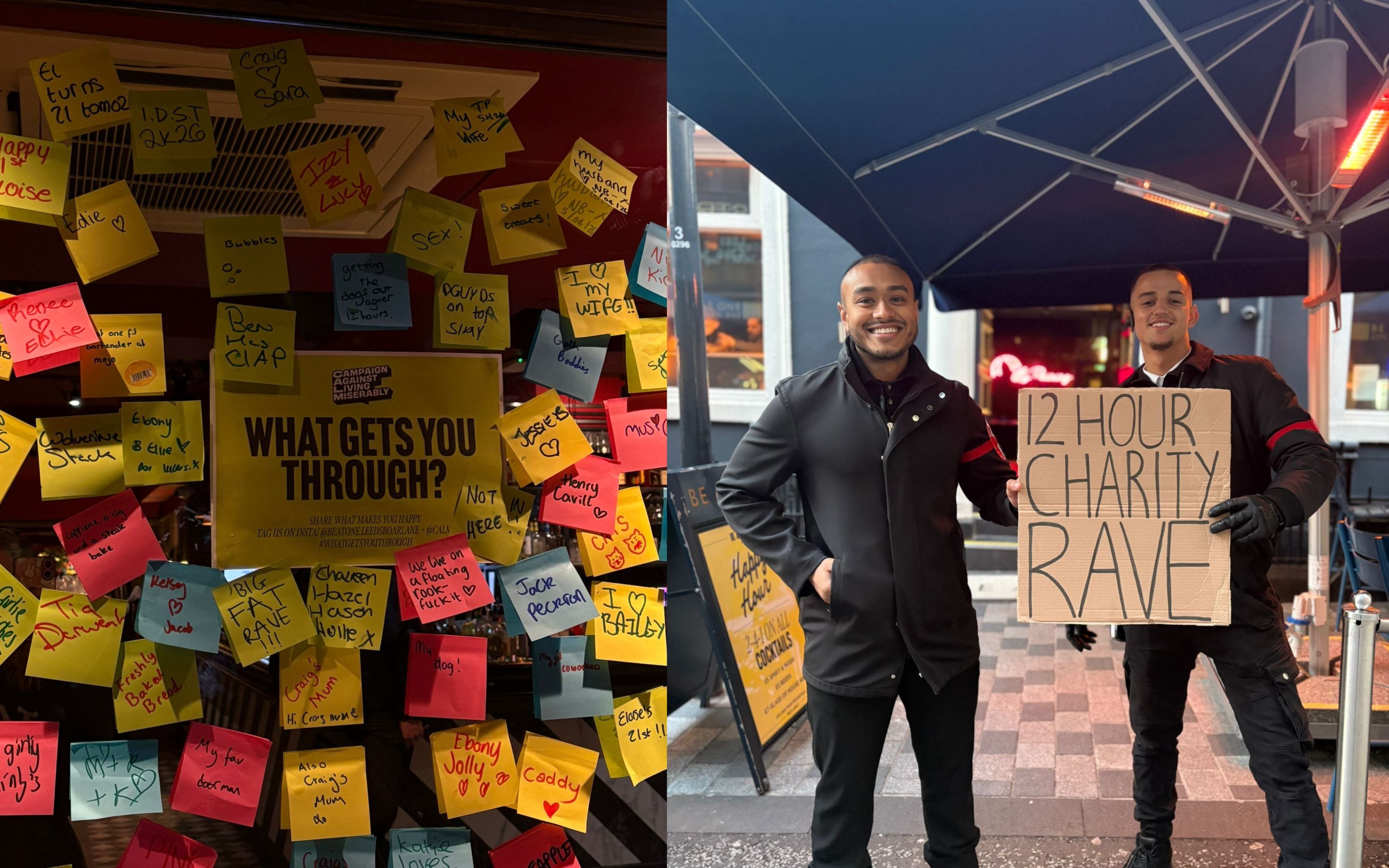 Good News: Be At One Leeds bars raise £1,712 for CALM