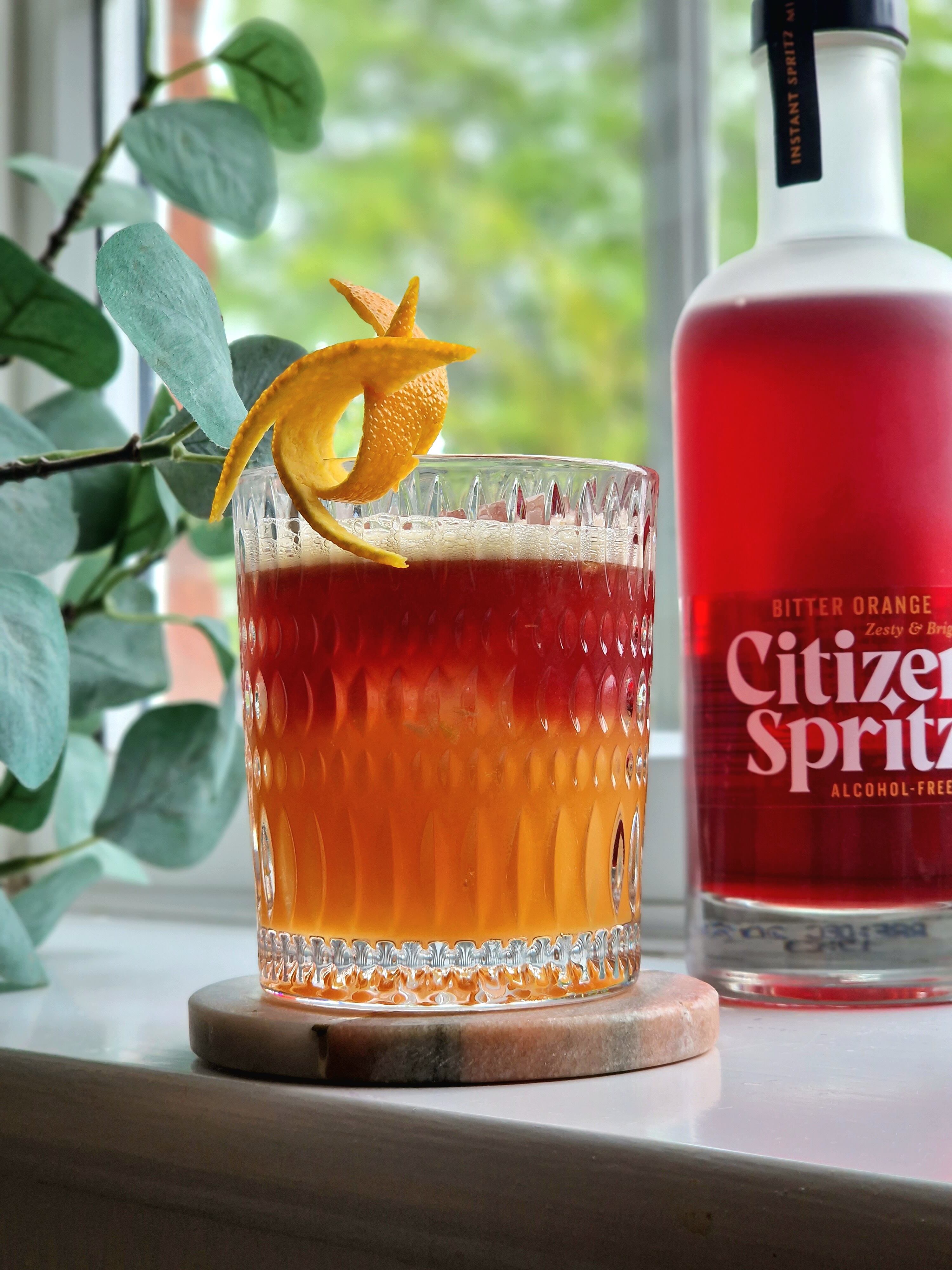 Orange & Cranberry Float