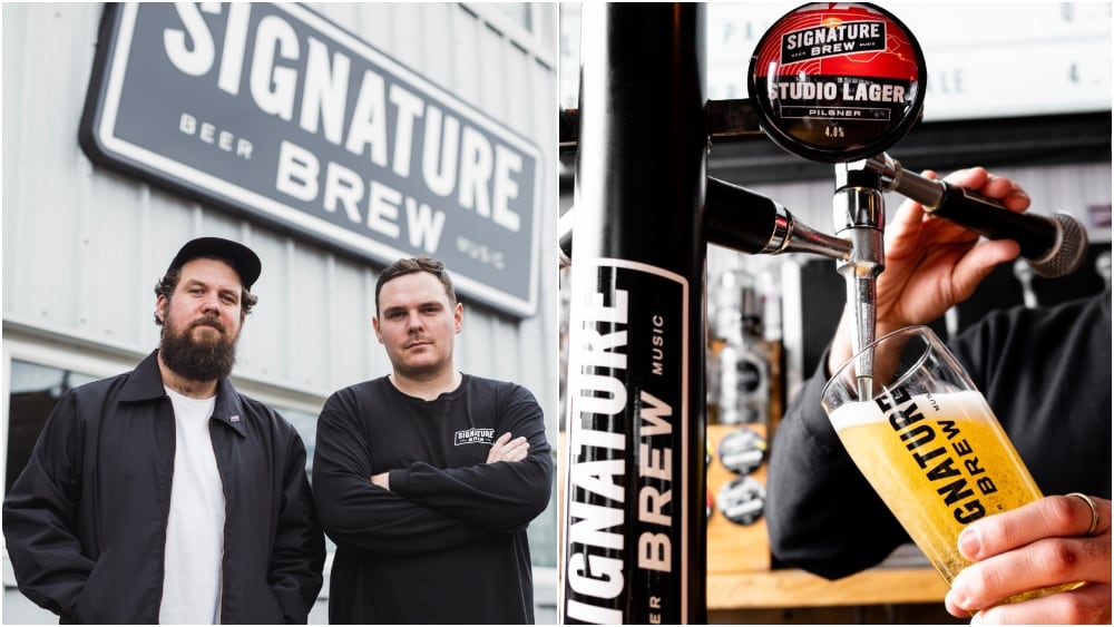 Sam McGregor (left) and Tom Bott are the co-founders of Signature Brew
