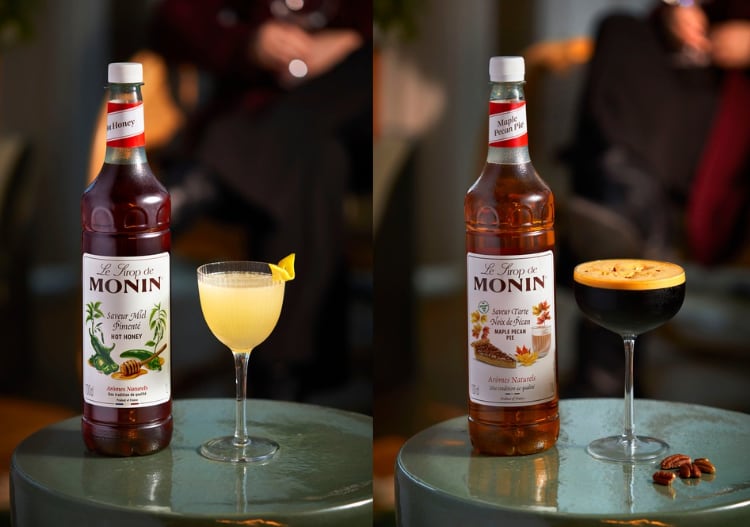 New products: Monin Hot Honey and Maple Pecan Pie syrups