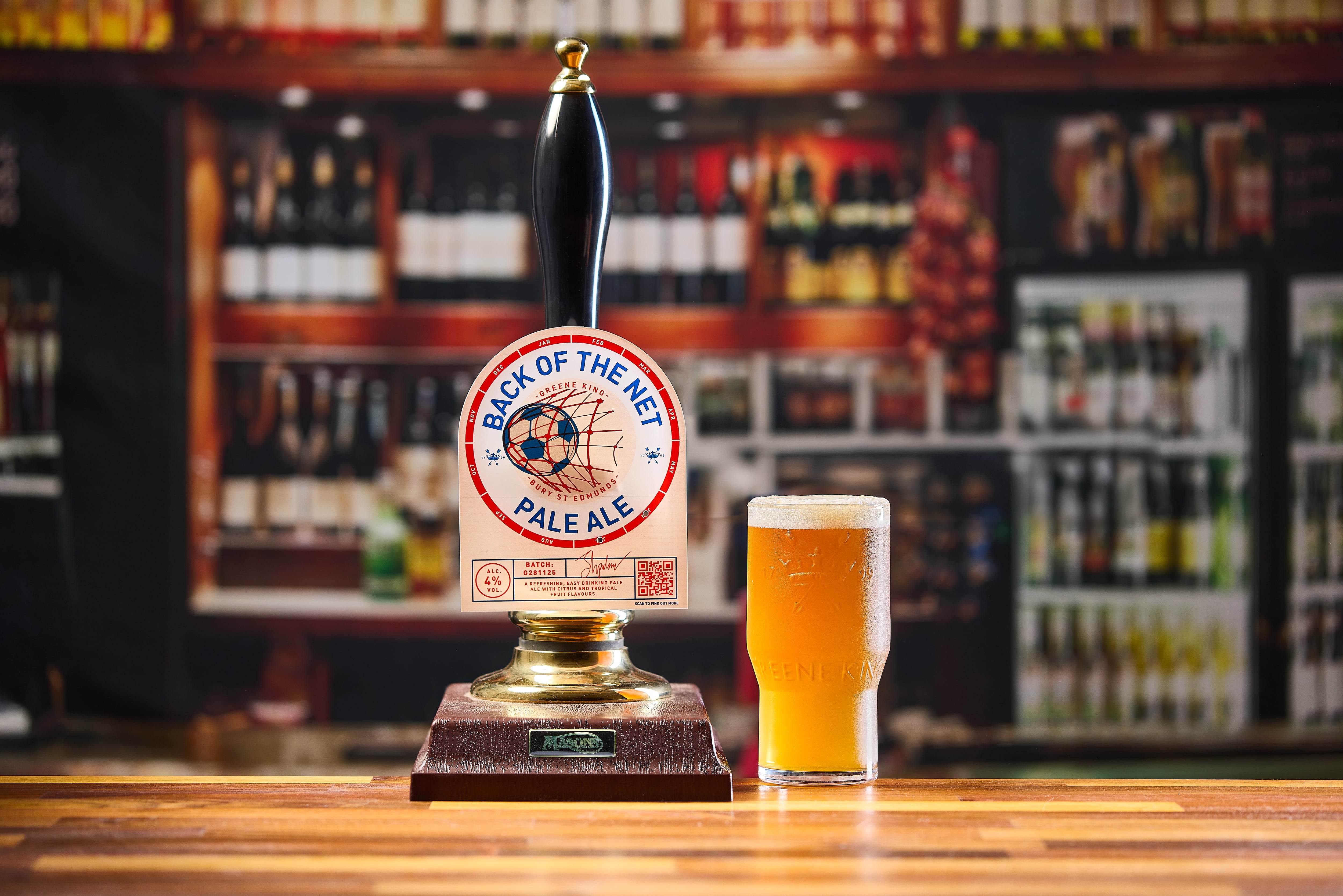 Back of the Net cask beer from Greene King