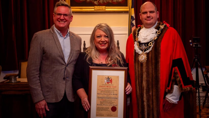 Tamworth Tap awarded Freeman of the Borough