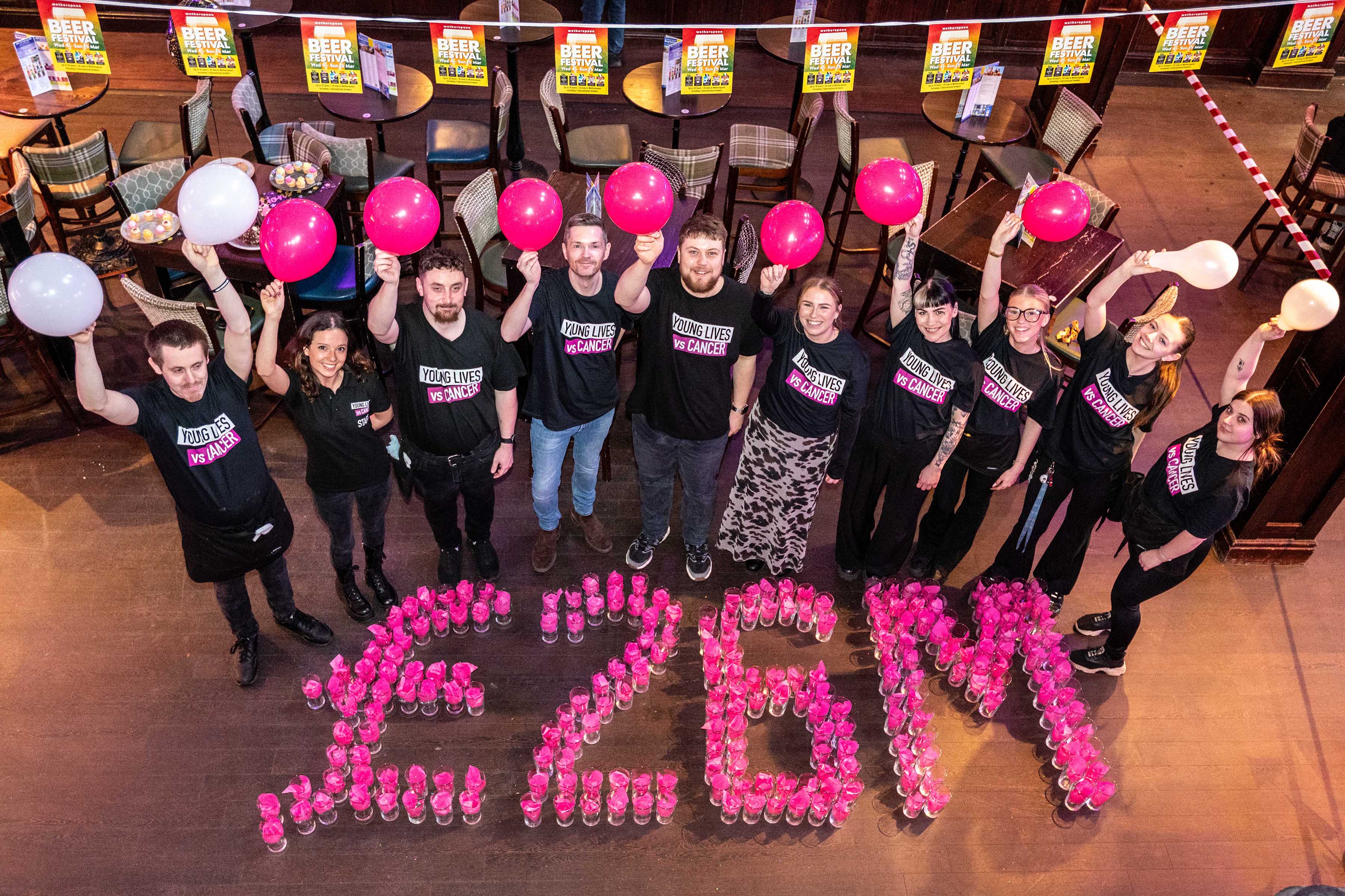 JDW raises £26m for Young Lives vs Cancer