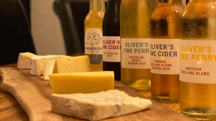 Matching cheeses with ciders
