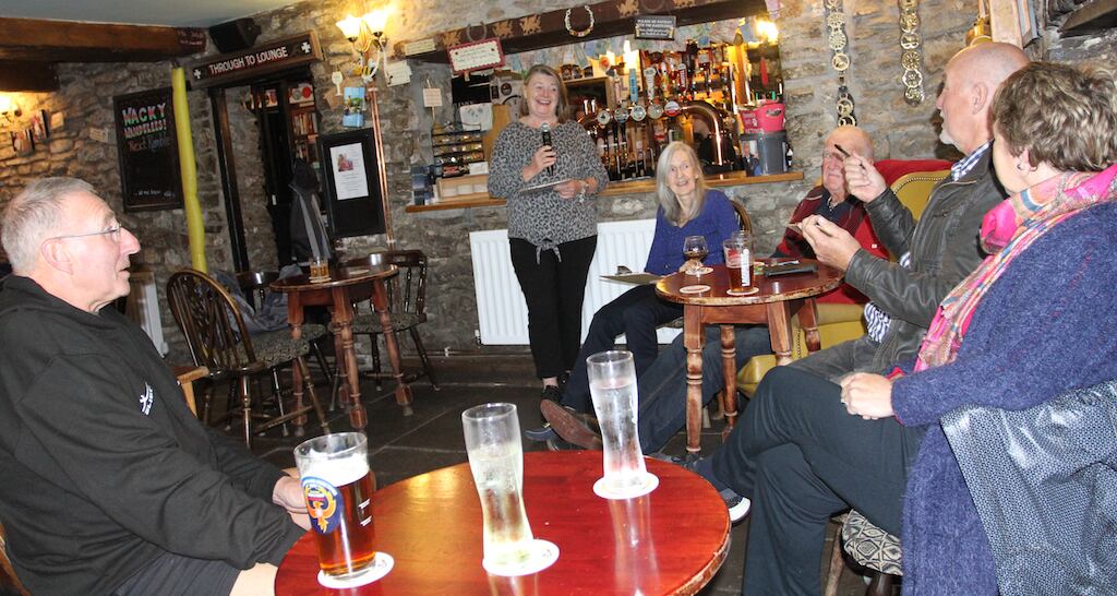 Mair Arthur, Publican at the White Cross Inn, Groeswen, Wales