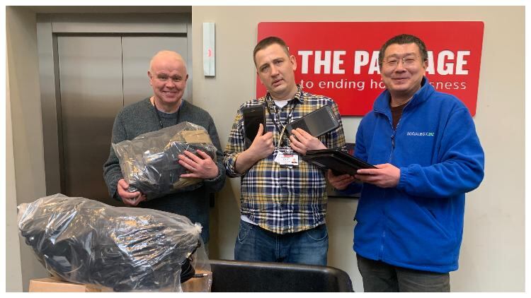 Young’s helps homeless with laptop initiative