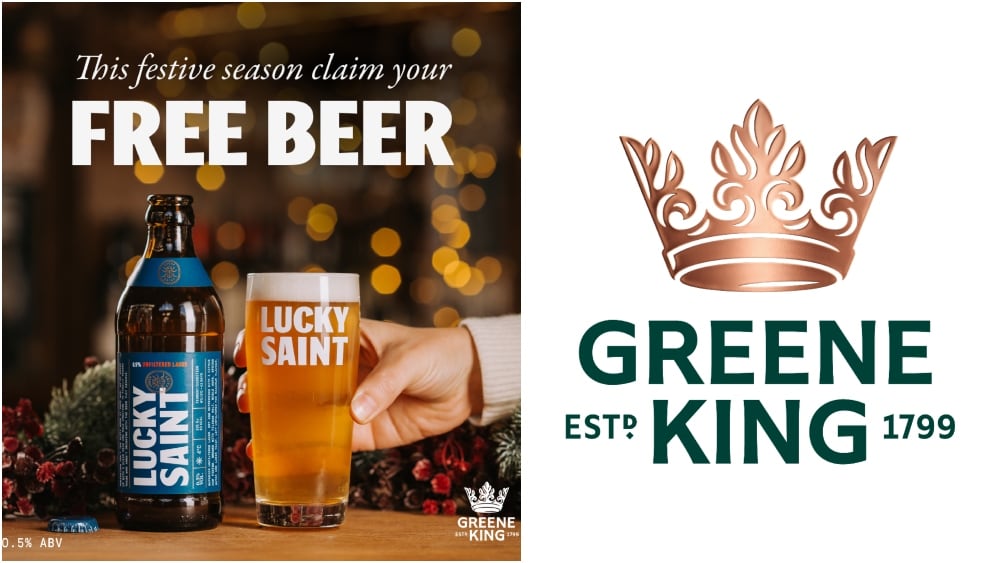 Lucky Saint teams up with Greene King pubs for beer giveaway