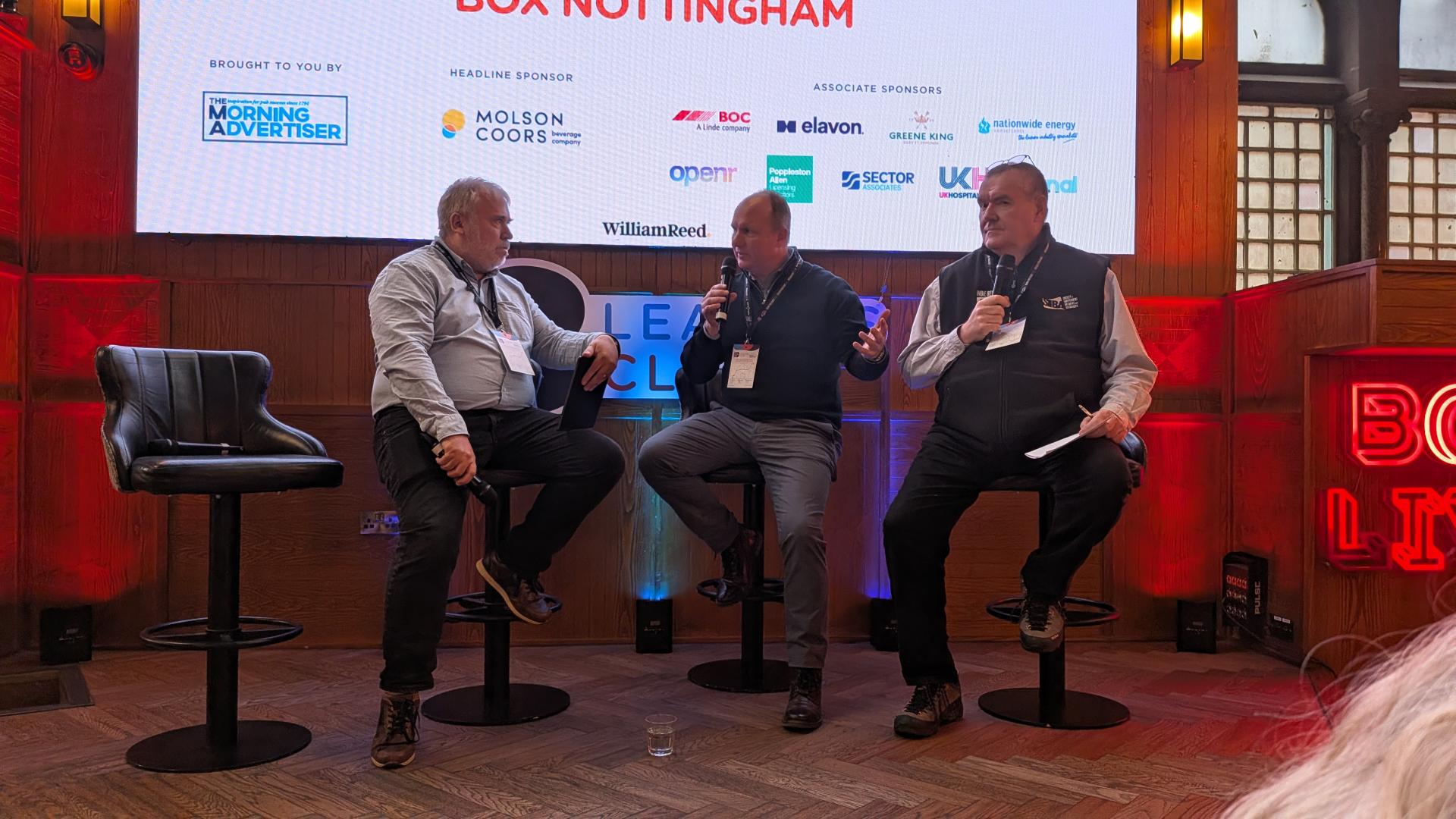 BII chief executive Steve Alton and SIBA chief executive Andy Slee quizzed on the Government at MA Leaders Nottingham