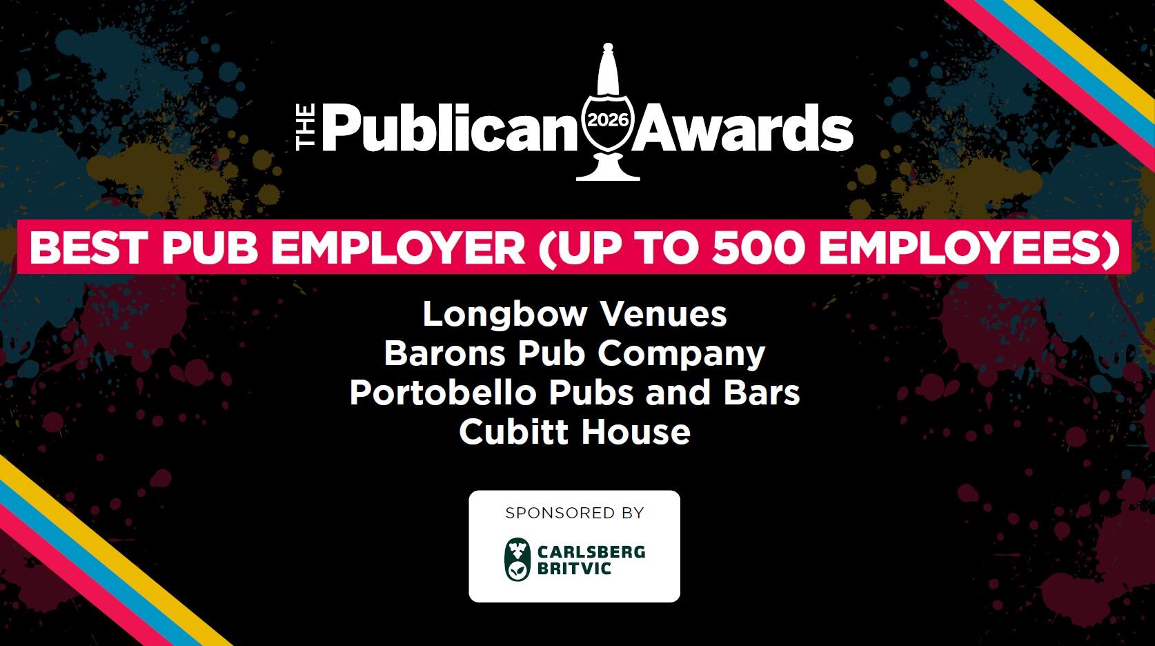 Publican Awards 2026: Meet the finalists for Best Pub Employer (up to 500 employees), sponsored by Carlsberg Britvic