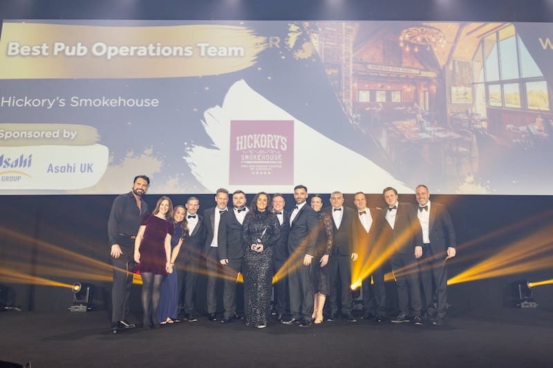 Hickory's Smokehouse was presented with Best Pub Operations Team at 2026 Publican Awards