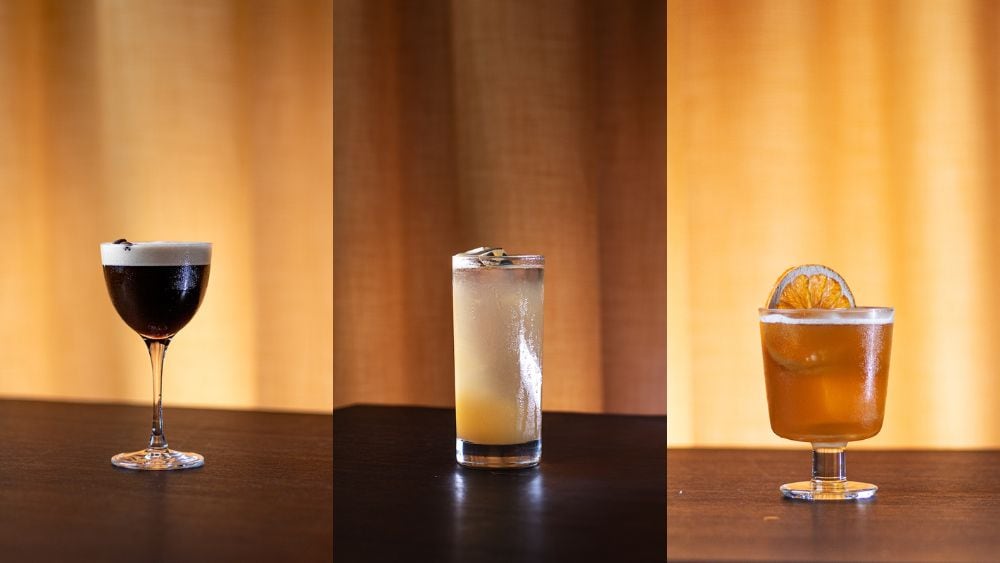 Koffee Martini, Smoky Paloma, Mai Tai