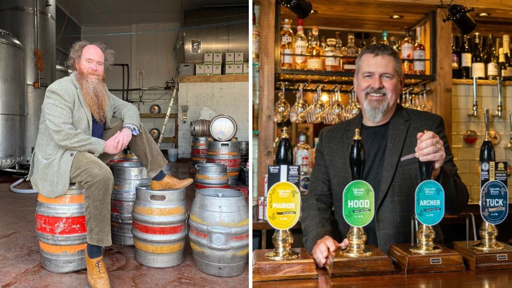 Richard Naisby (left) and Anthony Hughes