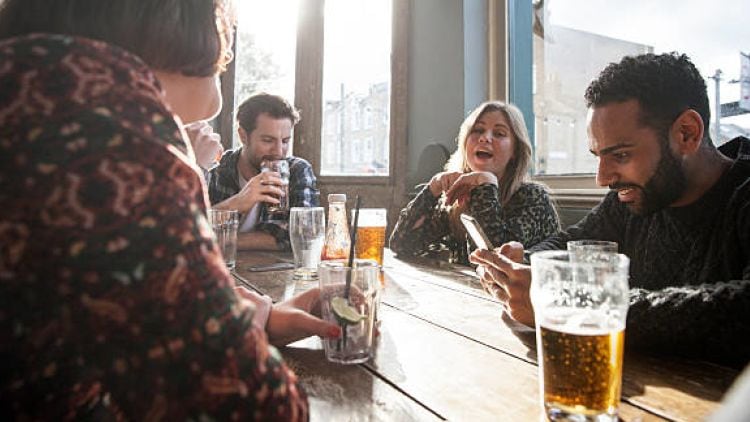 Drinks sales 1% down vs pre-pandemic levels