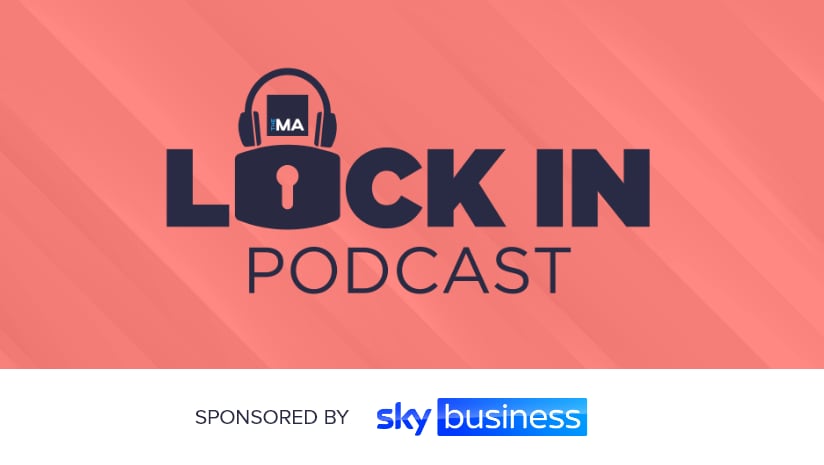Logo for Lock In Podcast