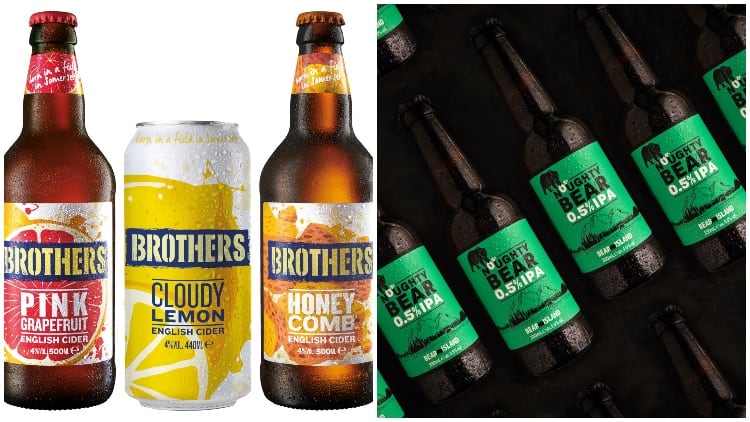 Shepherd Neame launches first low-alcohol beer, Brothers unveils new flavour duo