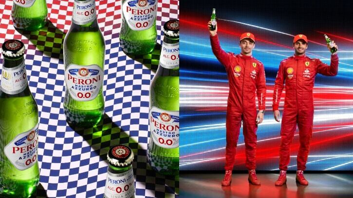 Peroni Nastro Azzurro 0.0% teams up with Ferrari in multi-year partnership