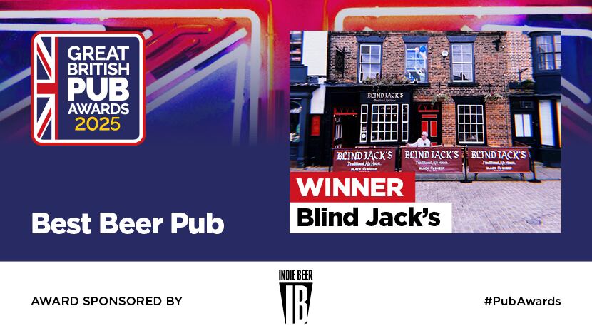Blind Jack's named Best Pub for Beer