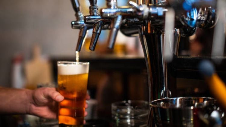 Cost of a pint sees biggest increase for 10 years 