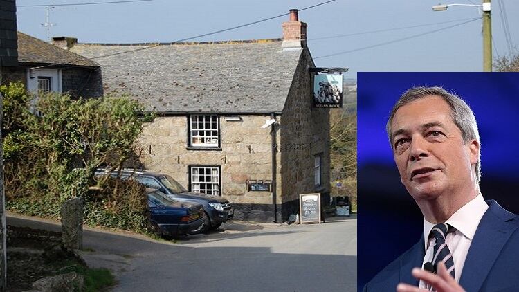Autographed Nigel Farage photo stolen from pub