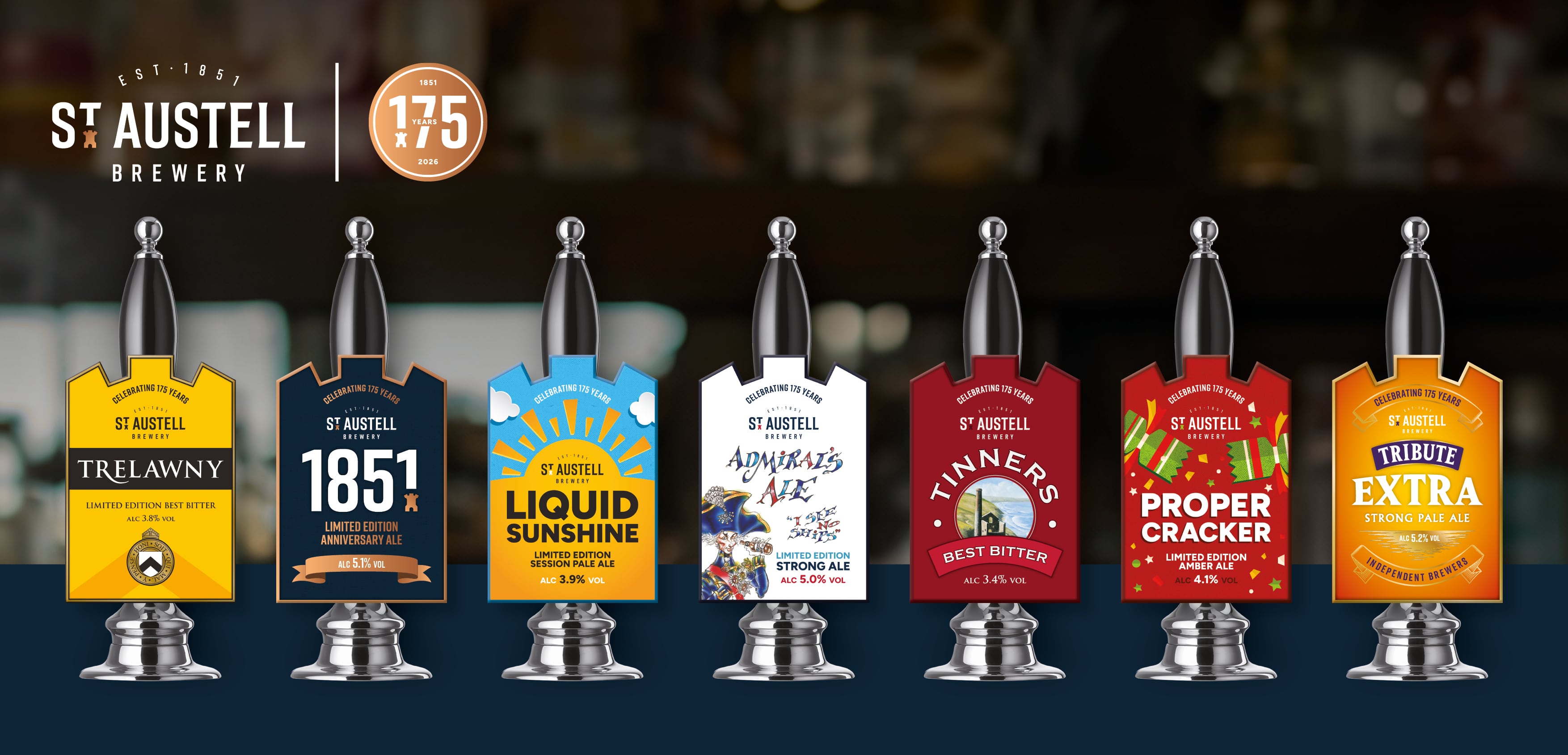 St Austell Brewery's limited-edition cask range for 2026