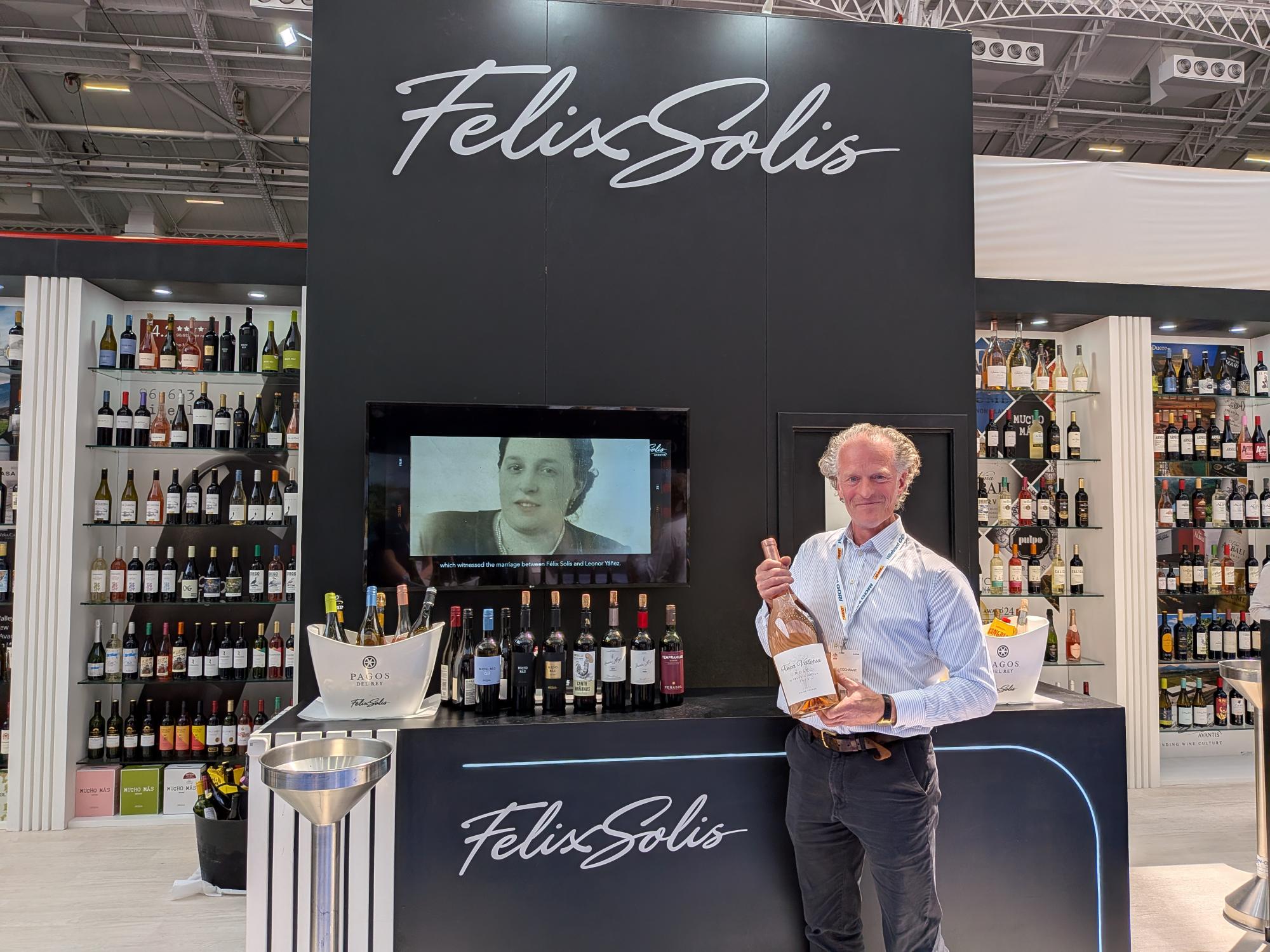 Felix Solis MD Richard Cochrane at London Wine Fair 18-20 May 2026