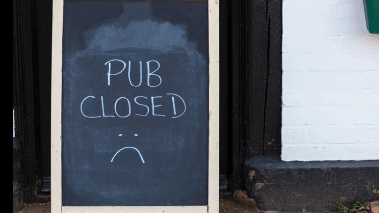 Six pubs a week lost in 2024