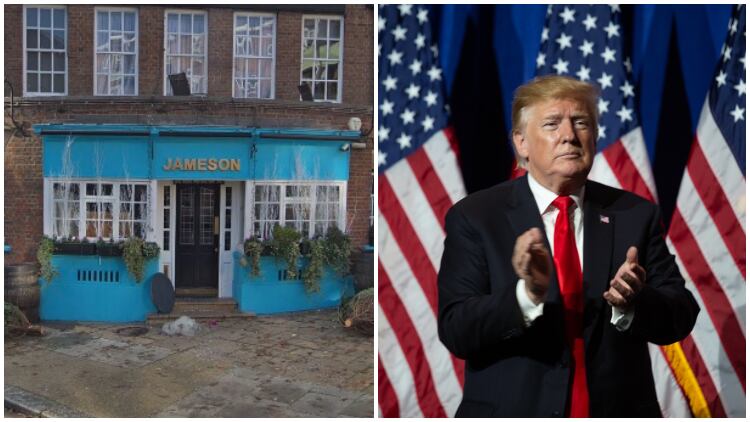 West London pub renamed the Trump Arms to welcome US President