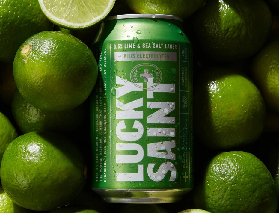Functional beer: Lucky Saint’s lime and sea salt lager