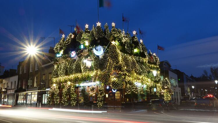 Pub is ready for Christmas with 95 trees and 21,000 lights