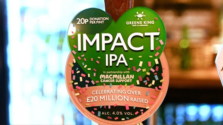 Greene King unveils new beer to mark £20m fundraising 'milestone'