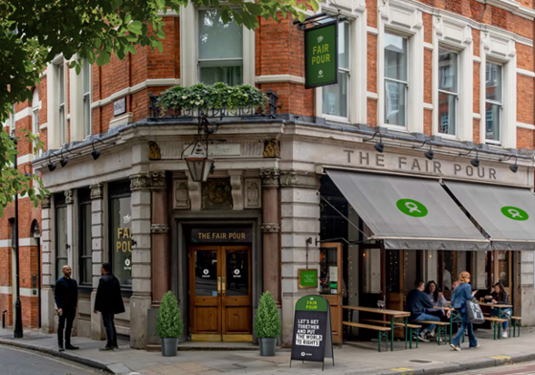 The Fair Pour Oxfam pub