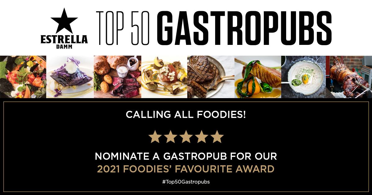 Foodies’ Favourite Award launched by Estrella Damm Top 50 Gastropubs